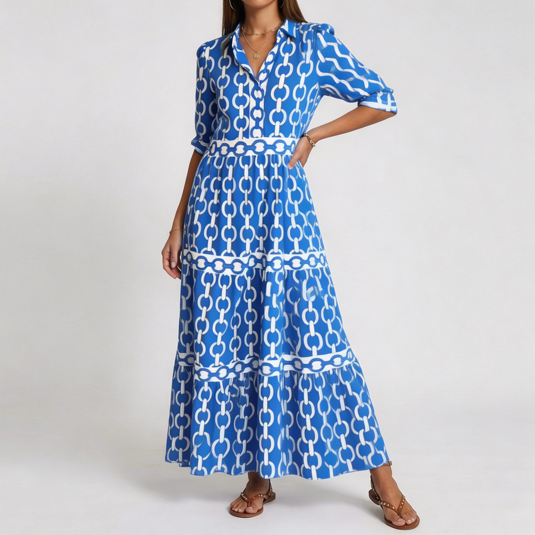 ALYANA™ - Chain Link Midi Dress - Maison Léa & Lou