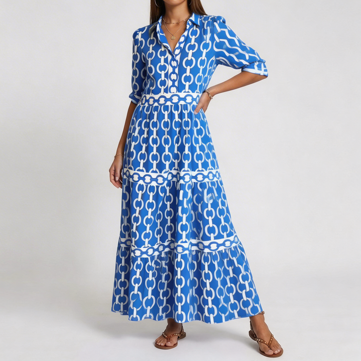 ALYANA™ - Chain Link Midi Dress - Maison Léa &amp; Lou