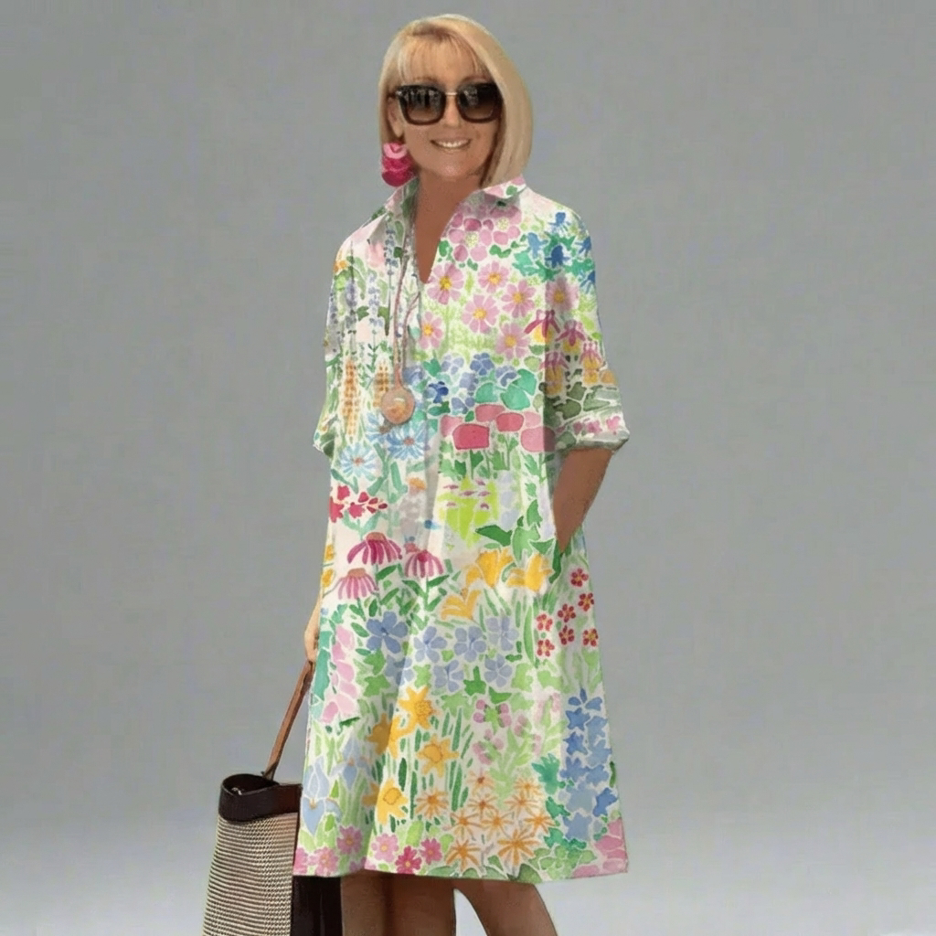 PAIGE™ | STYLISH MIDI DRESS - Maison Léa & Lou
