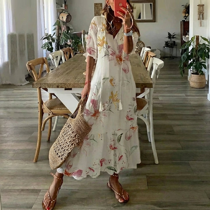 CASSY™ - Boho Tummy Coverage Dress - Maison Léa &amp; Lou