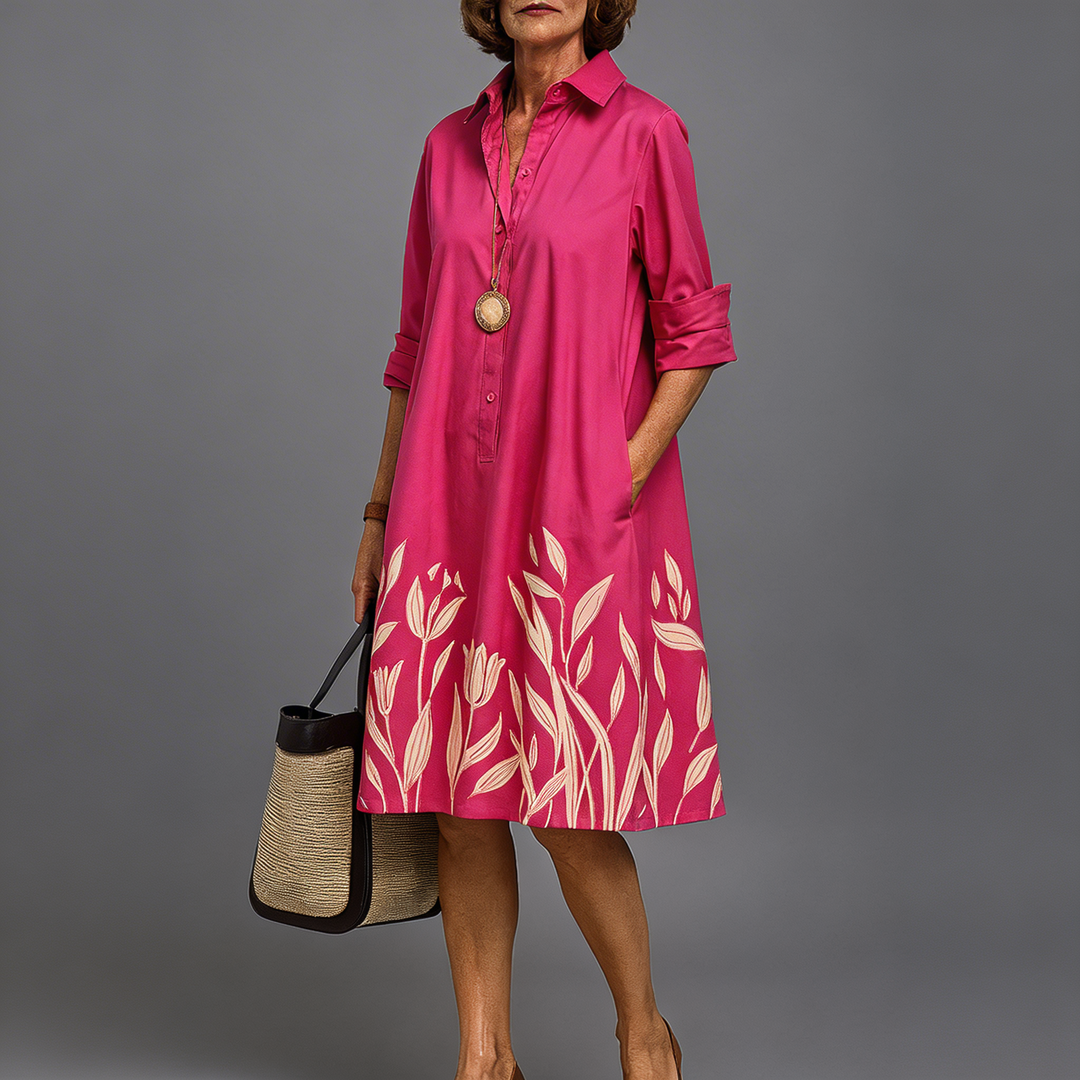 GRACE™ | COMFORTABLE MIDI DRESS - Maison Léa & Lou