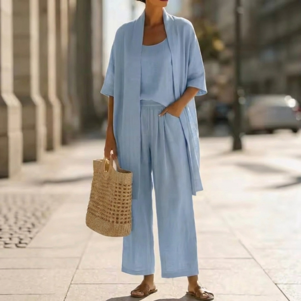 Leah™ - Elegant Three-Piece Set - Maison Léa & Lou