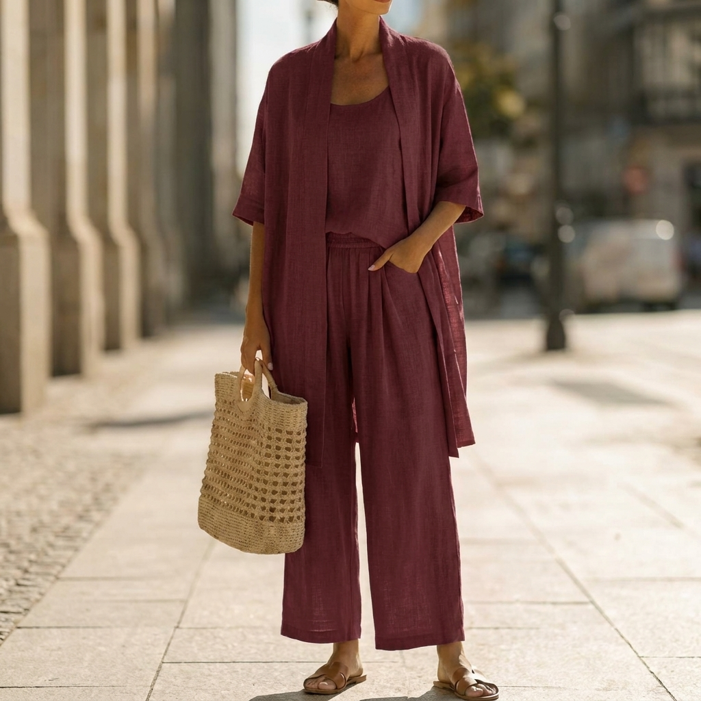 Leah™ - Elegant Three-Piece Set - Maison Léa &amp; Lou