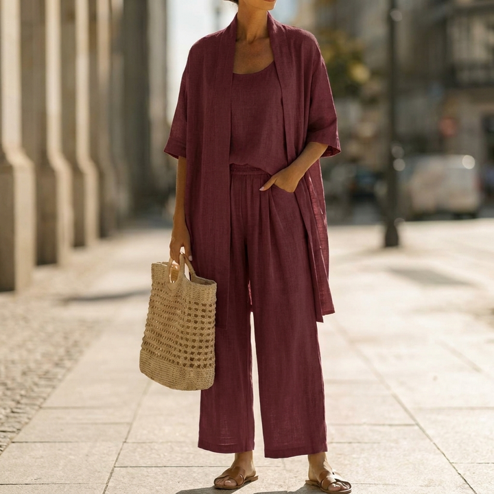 Leah™ - Elegant Three-Piece Set - Maison Léa &amp; Lou