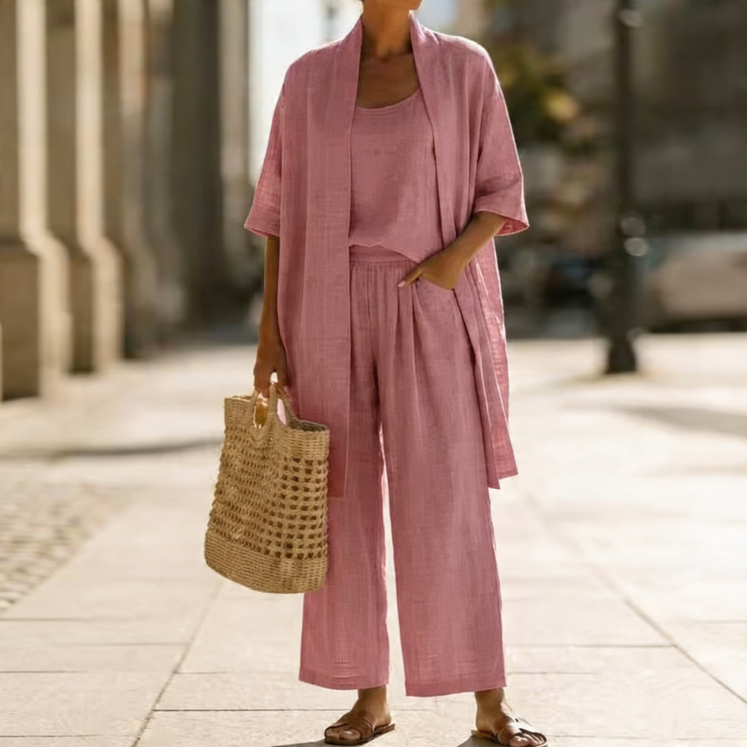 Leah™ - Elegant Three-Piece Set - Maison Léa &amp; Lou