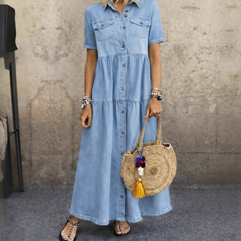 Sandra™ |  Comfortable Timeless dress - Maison Léa & Lou