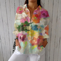 Elara™ | Watercolour Dreams Blouse - Maison Léa & Lou