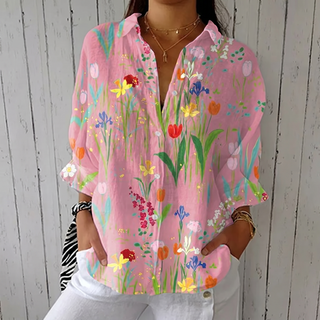 Fiona™ | Spring Garden Blouse - Maison Léa & Lou