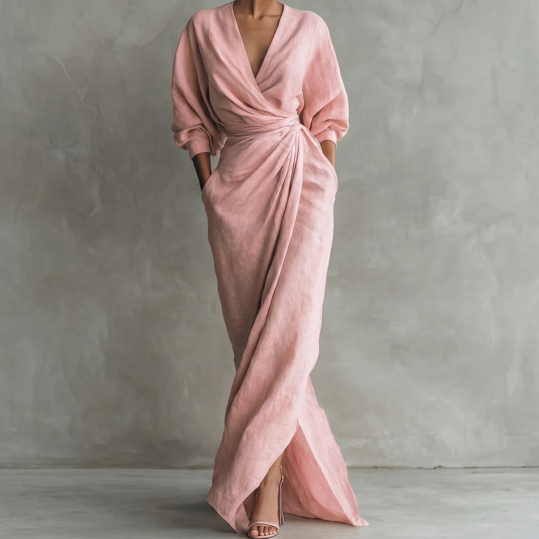 Avalyn™ | Elegant Wrap Dress - Maison Léa & Lou