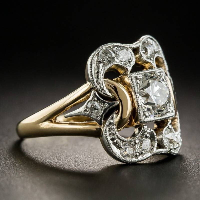 SINTA™ - Vintage Zirconia Gold Ring - Maison Léa & Lou