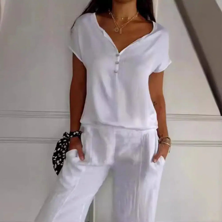 LISE™ | Elegant Basic Top - Maison Léa &amp; Lou