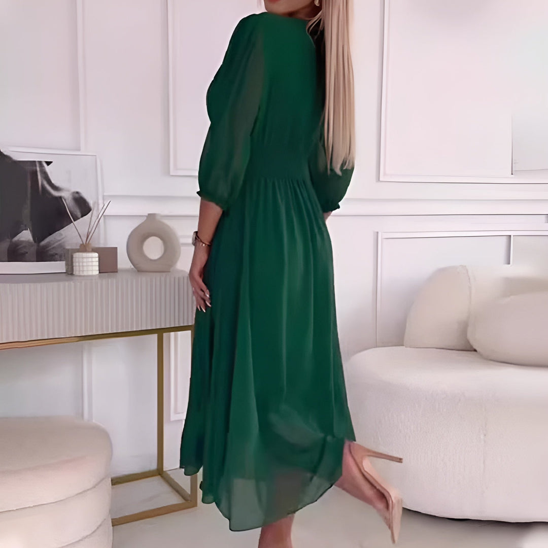 NAOMI™ - Elegant Chiffon Dress - Maison Léa &amp; Lou