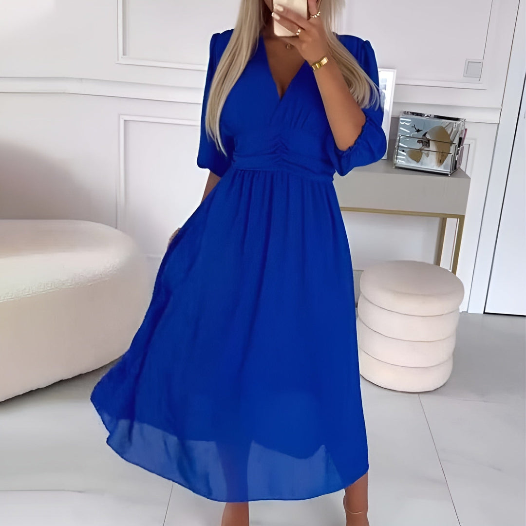 NAOMI™ - Elegant Chiffon Dress - Maison Léa &amp; Lou