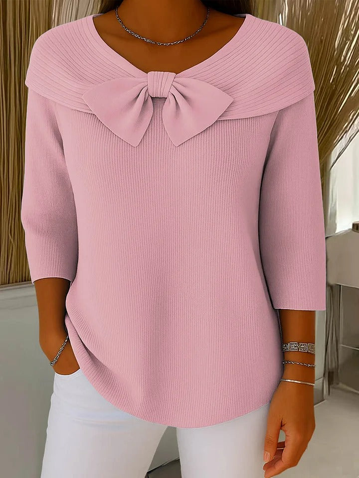 SERENA™ | Classic Bow Sweater - Maison Léa &amp; Lou
