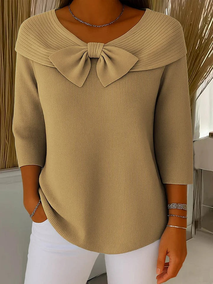 SERENA™ | Classic Bow Sweater - Maison Léa &amp; Lou