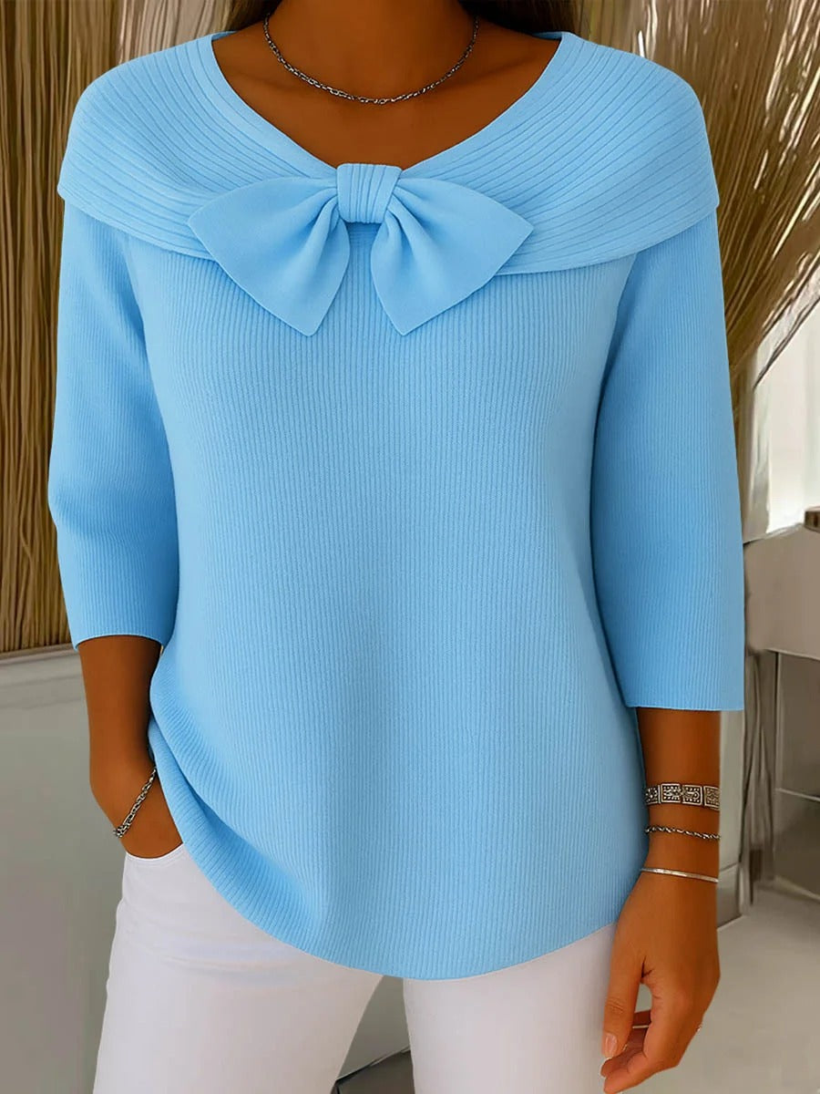 SERENA™ | Classic Bow Sweater - Maison Léa & Lou