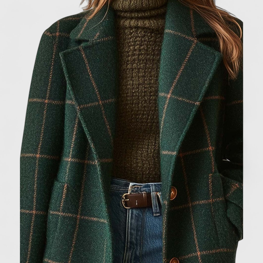 Sally – Classic Check Coat