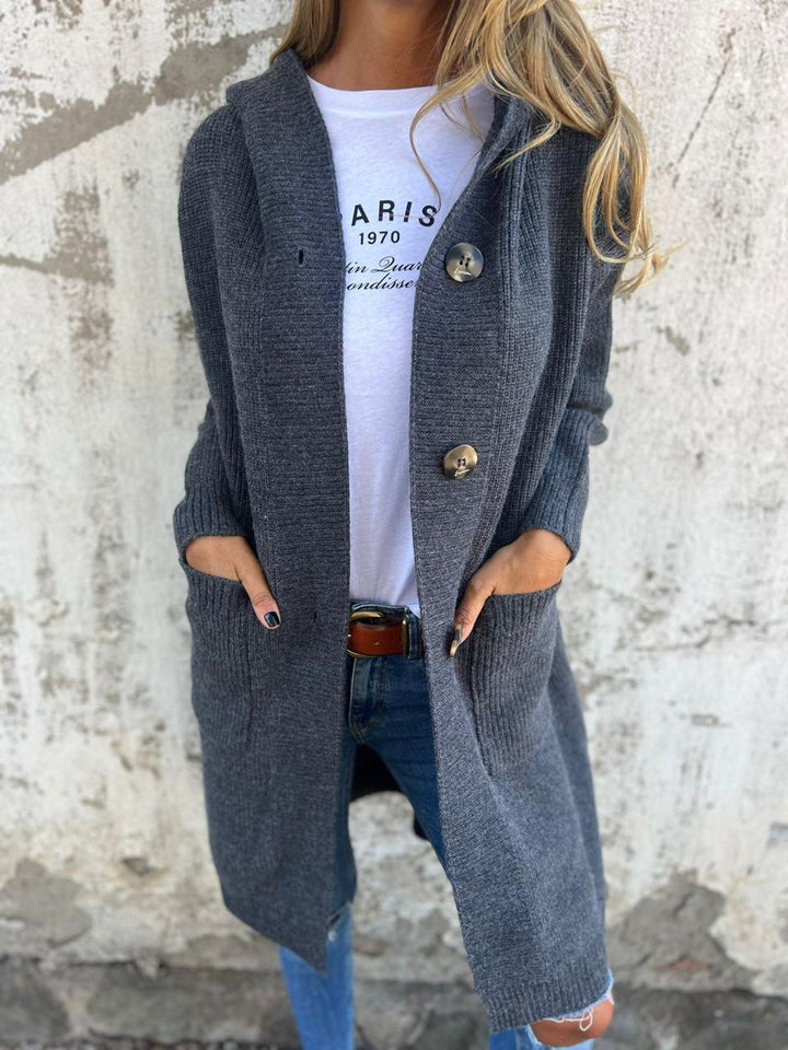 VERONICA™ - Chic Long Knit Cardigan - Maison Léa &amp; Lou