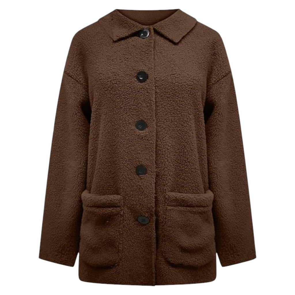 ASTRID™ | Soft Fuzzy Coat - Maison Léa & Lou