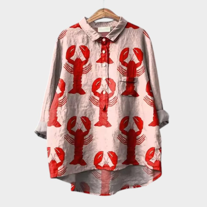 TALLIE™ – Relaxed Printed Blouse - Maison Léa & Lou