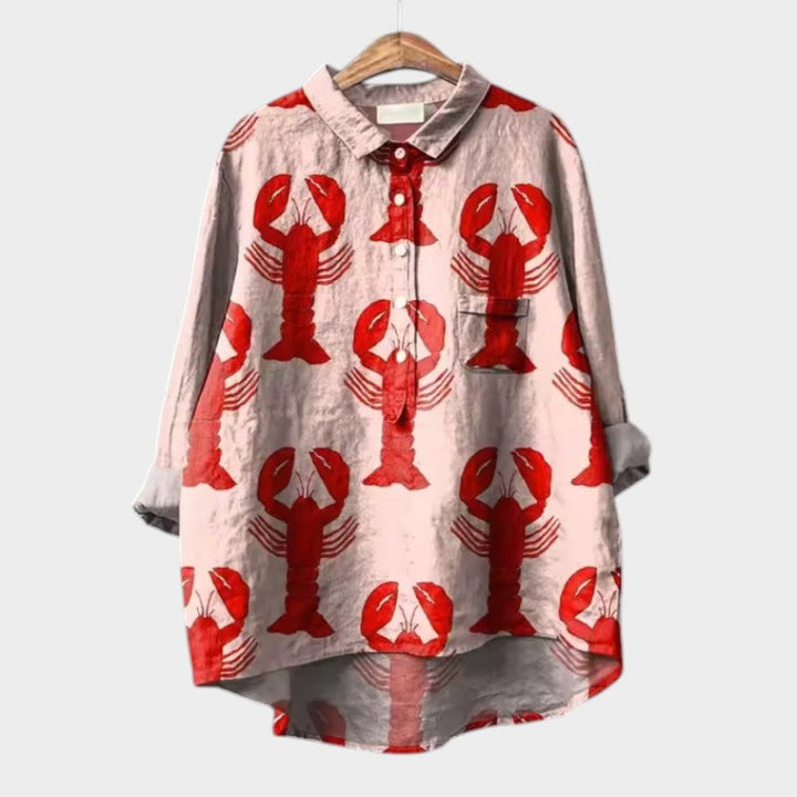 TALLIE™ – Relaxed Printed Blouse - Maison Léa &amp; Lou