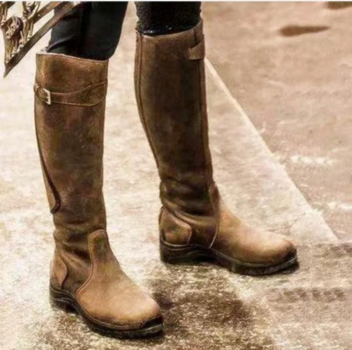 Brigit™ | Waterproof Leather Boots - Maison Léa &amp; Lou