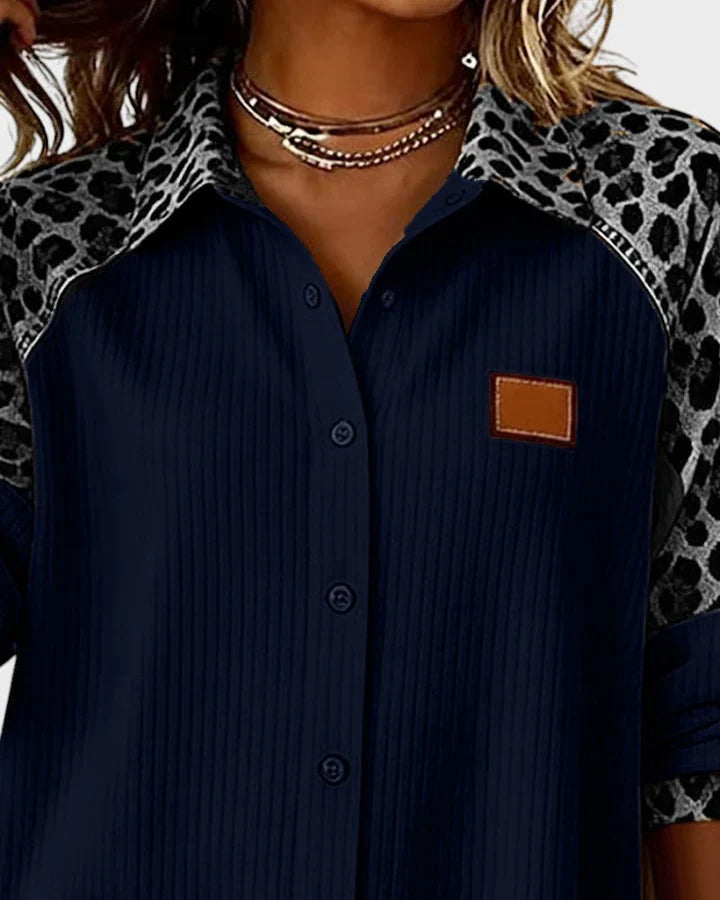 Arella™ | Elegant Printed Button-Down Blouse - Maison Léa &amp; Lou