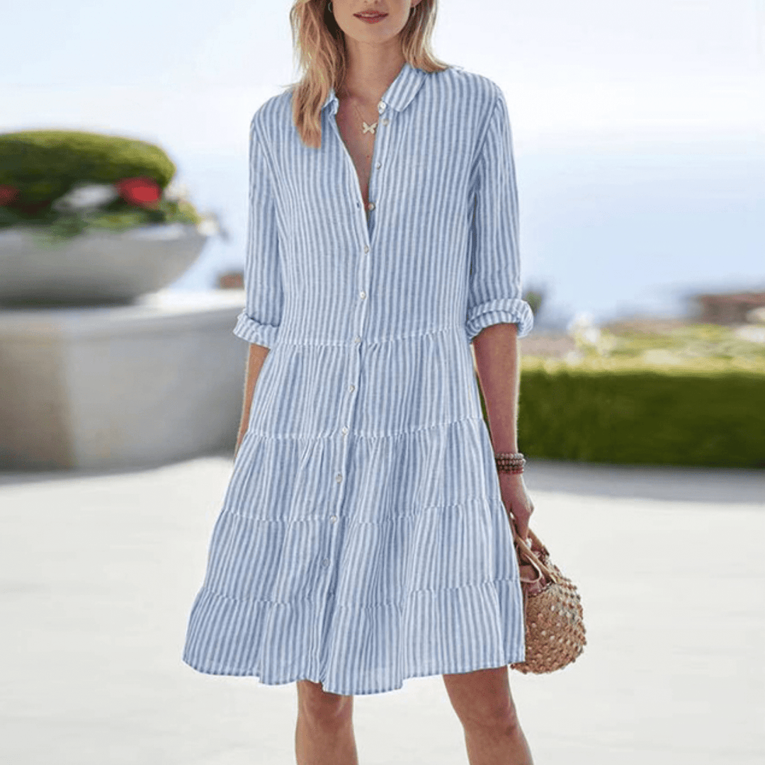 Lolita™ | Breezy Striped Dress - Maison Léa &amp; Lou
