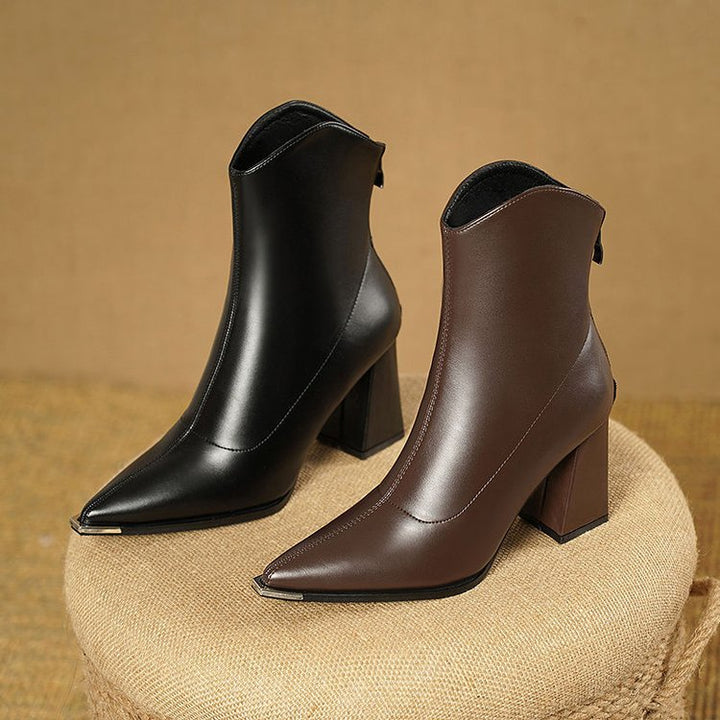 NOX™ - Chrome Tip Chelsea Boots - Maison Léa &amp; Lou