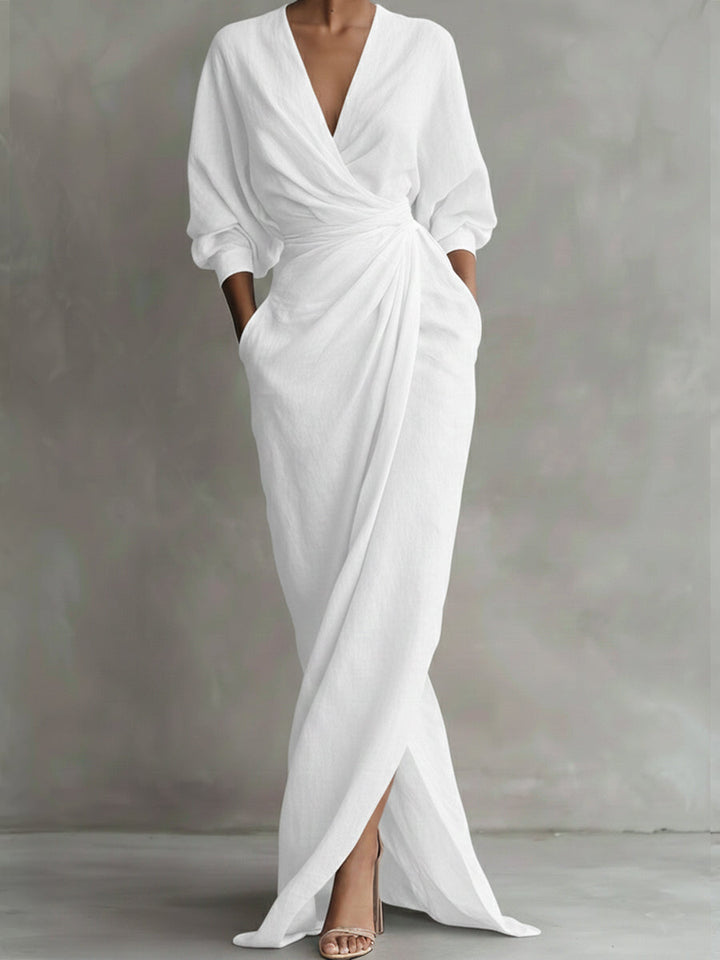 Avalyn™ | Elegant Wrap Dress - Maison Léa &amp; Lou
