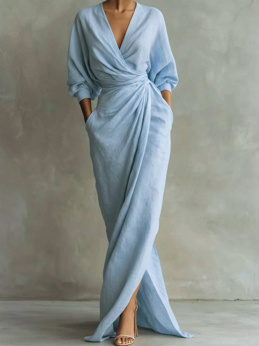 Avalyn™ | Elegant Wrap Dress - Maison Léa &amp; Lou