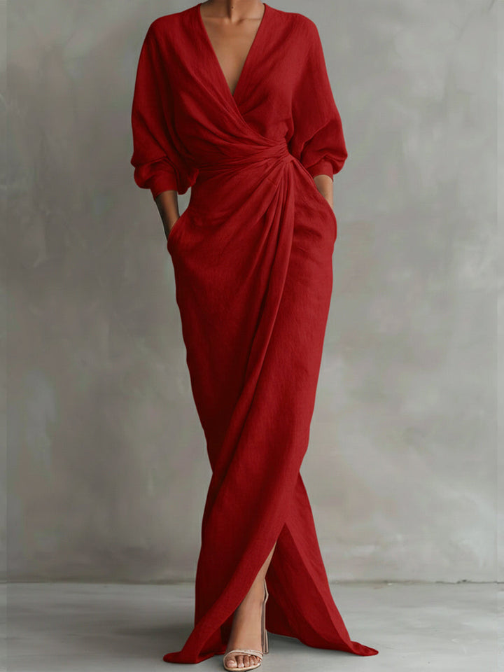 Avalyn™ | Elegant Wrap Dress - Maison Léa &amp; Lou