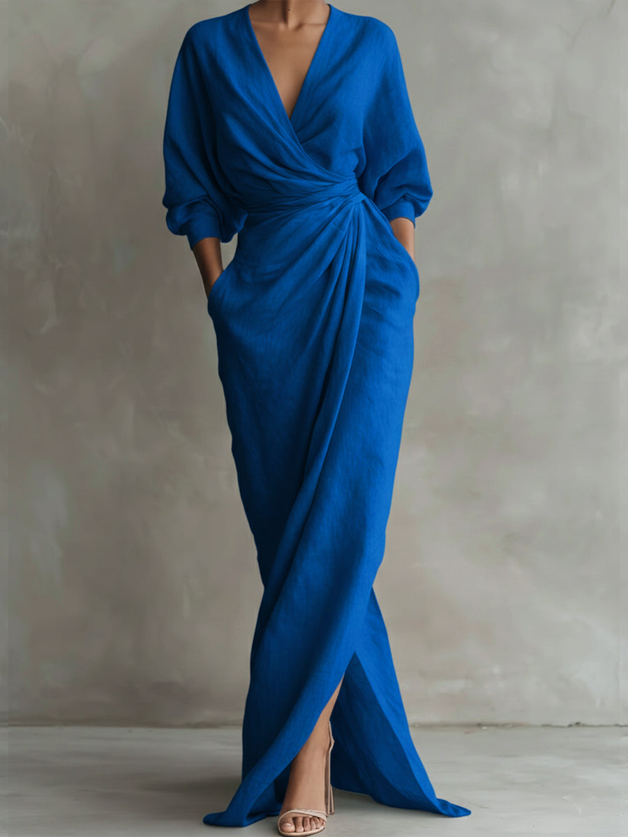 Avalyn™ | Elegant Wrap Dress - Maison Léa &amp; Lou