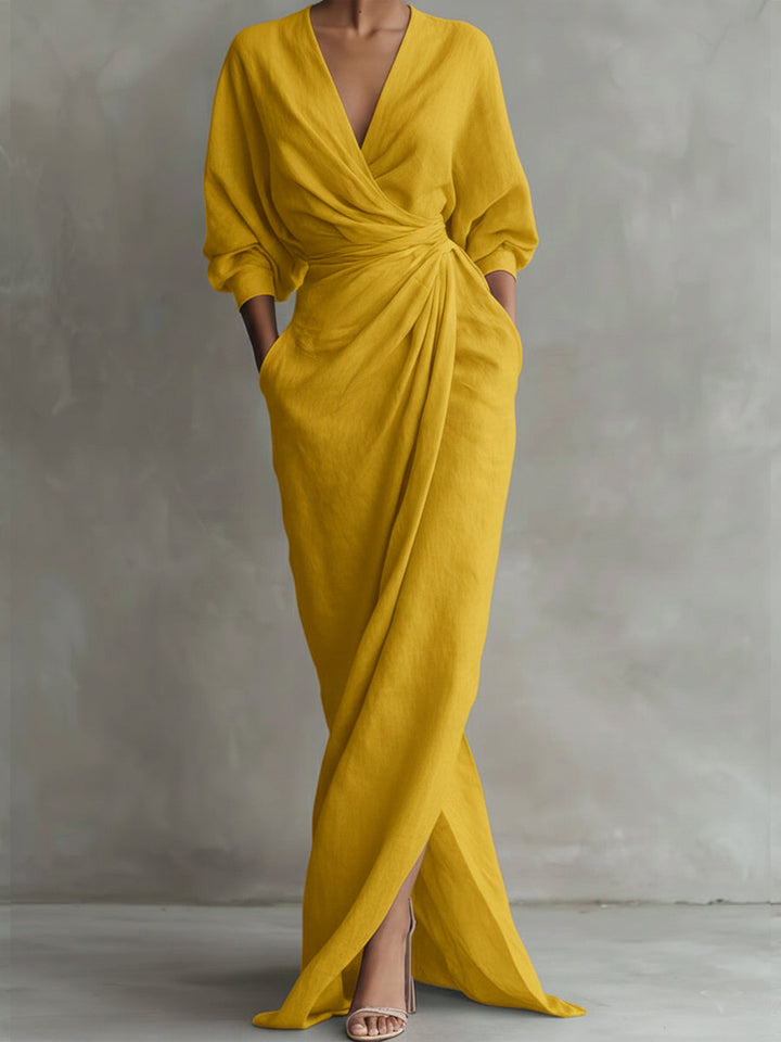Avalyn™ | Elegant Wrap Dress - Maison Léa &amp; Lou