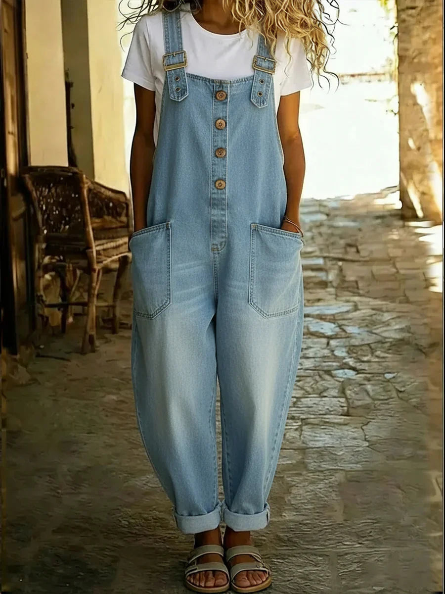 Norvoria™ | Casual Denim Jumpsuit - Maison Léa &amp; Lou