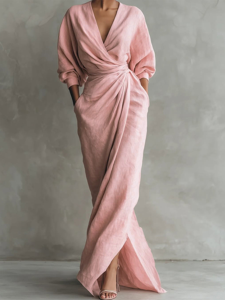 Avalyn™ | Elegant Wrap Dress - Maison Léa & Lou
