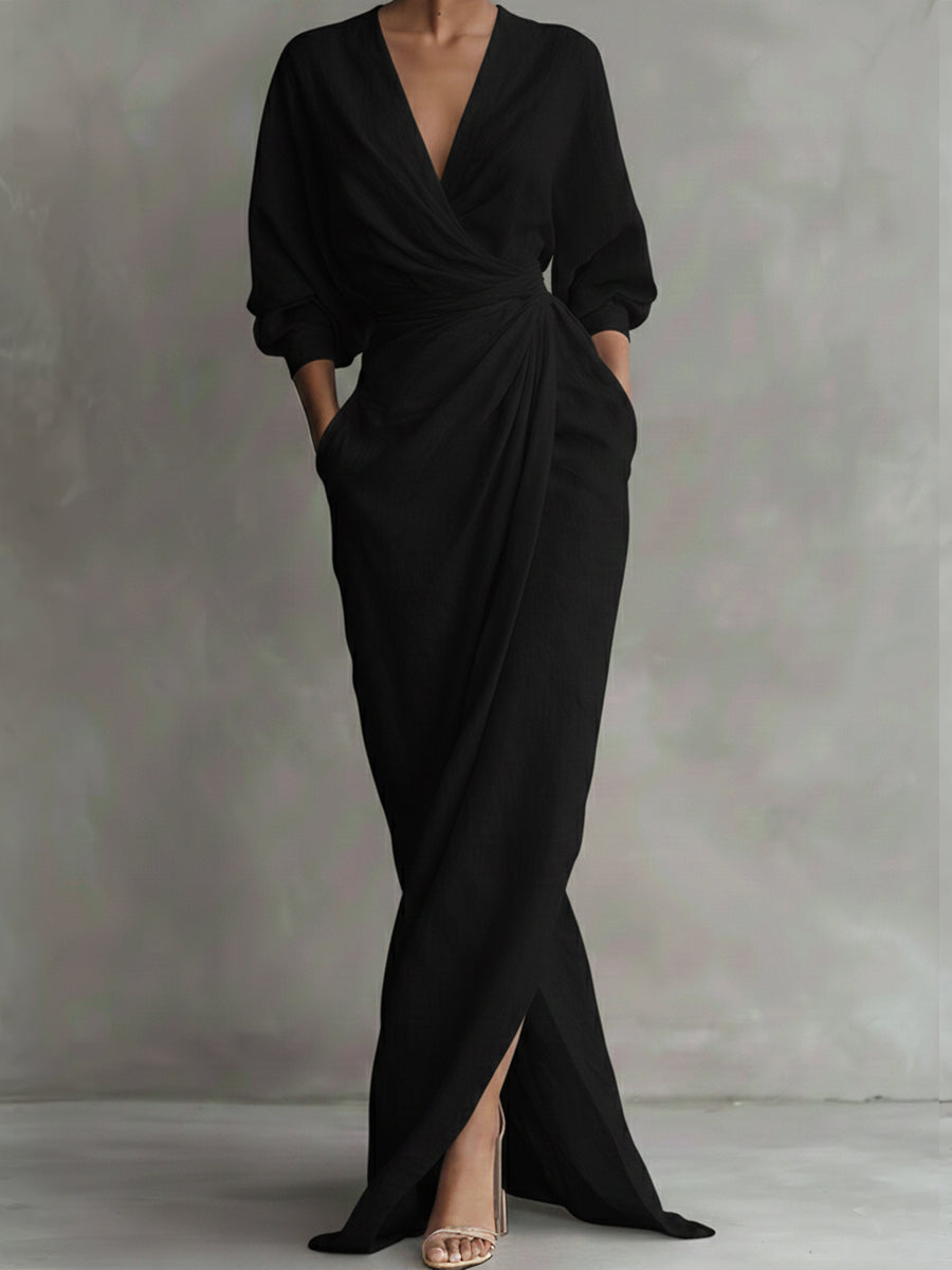 Avalyn™ | Elegant Wrap Dress - Maison Léa &amp; Lou