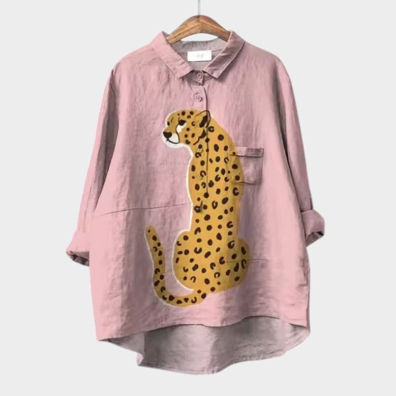 TALLIE™ – Relaxed Printed Blouse - Maison Léa &amp; Lou
