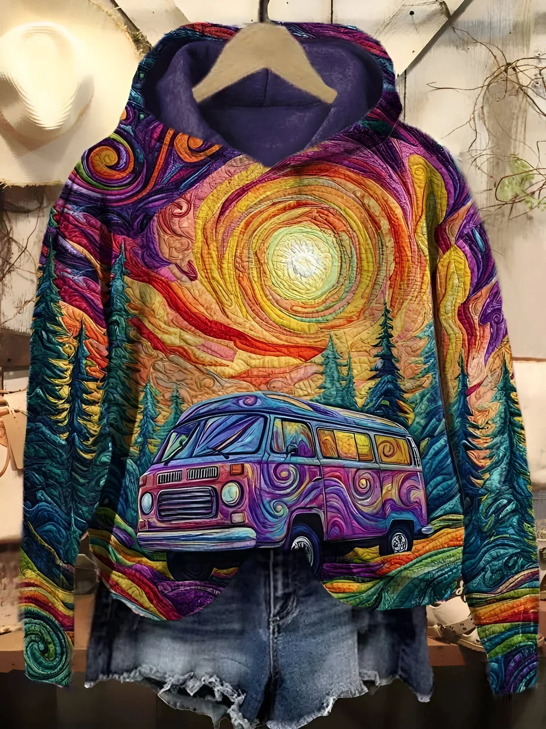 Oriana | Artful Wanderlust Hoodie - Maison Léa & Lou