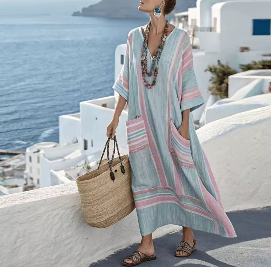 Elegante Mary - Abito lungo da spiaggia per un look estivo alla moda