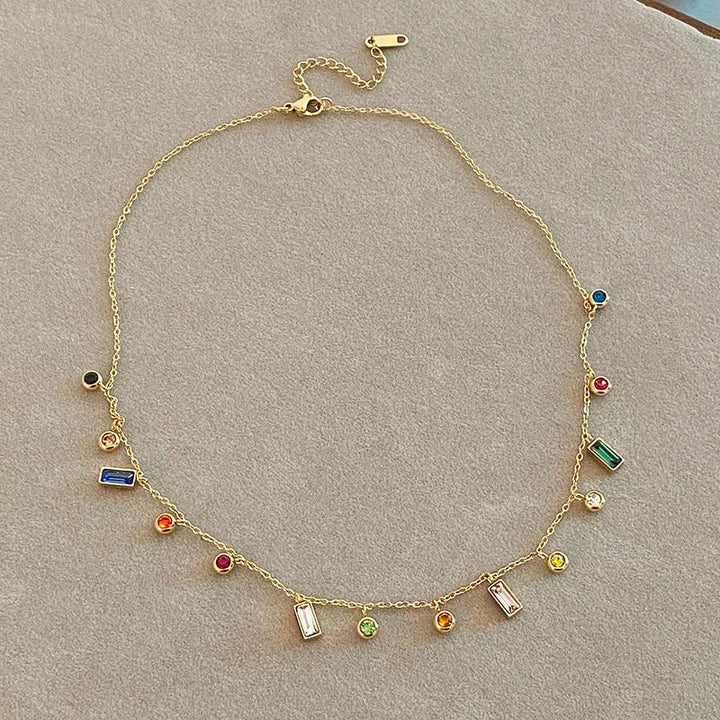 Collana Choker con Cristalli Dainty Sparsi