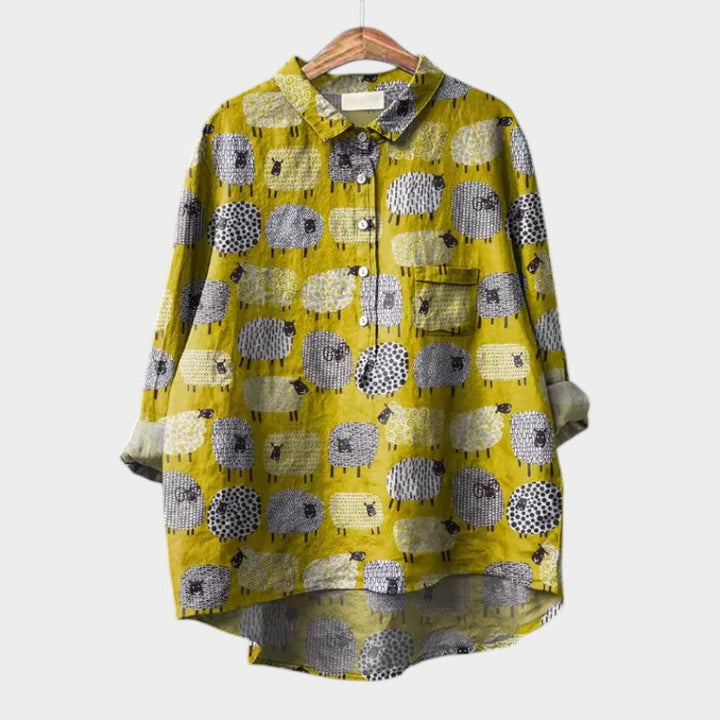 TALLIE™ – Relaxed Printed Blouse - Maison Léa &amp; Lou