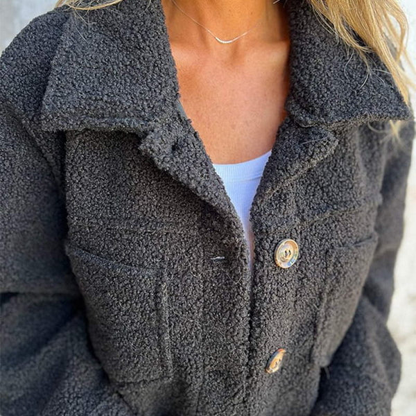 MOIRA™ - Relaxed Fit Fleece Jacket - Maison Léa &amp; Lou