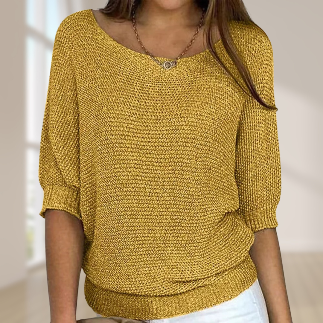 Mie™ | Knitted Bright Top - Maison Léa &amp; Lou