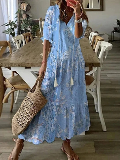 CASSIA™ - Boho Tummy Coverage Dress - Maison Léa & Lou