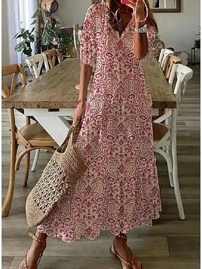 CASSIA™ - Boho Tummy Coverage Dress - Maison Léa & Lou