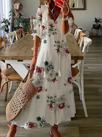 CASSIA™ - Boho Tummy Coverage Dress - Maison Léa &amp; Lou