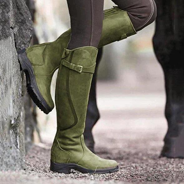 Brigit™ | Waterproof Leather Boots - Maison Léa &amp; Lou