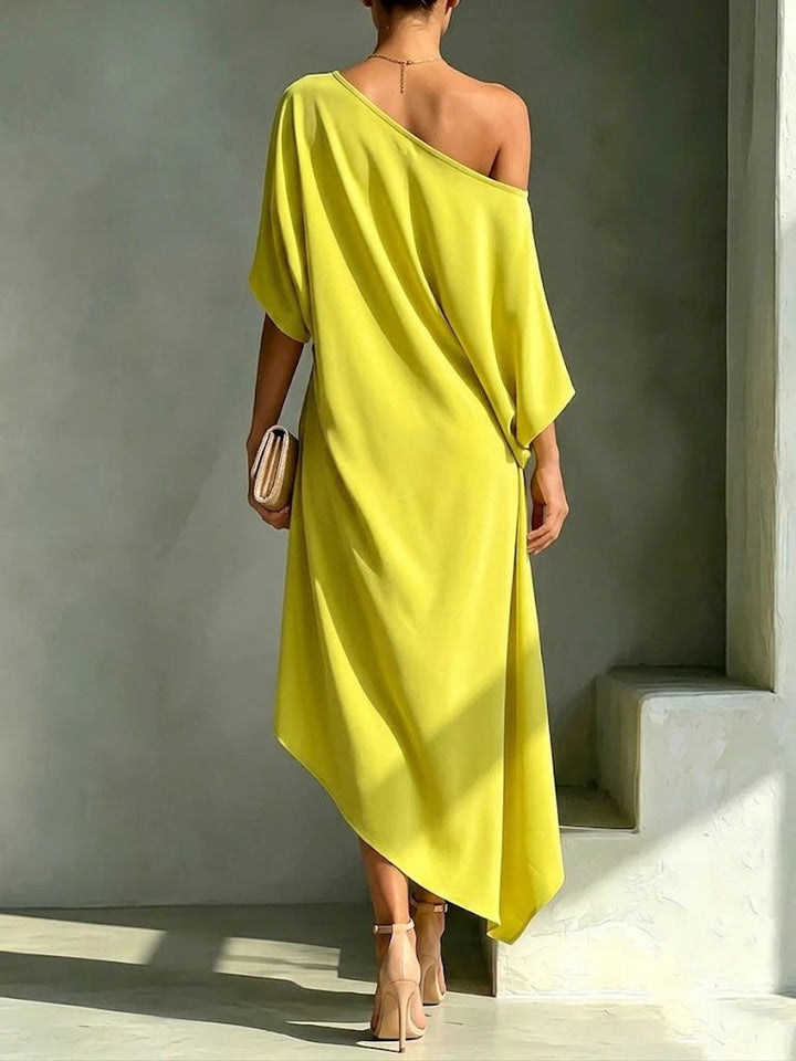 CAMILA™ │ ELEGANT ASYMMETRICAL DRESS - Maison Léa &amp; Lou