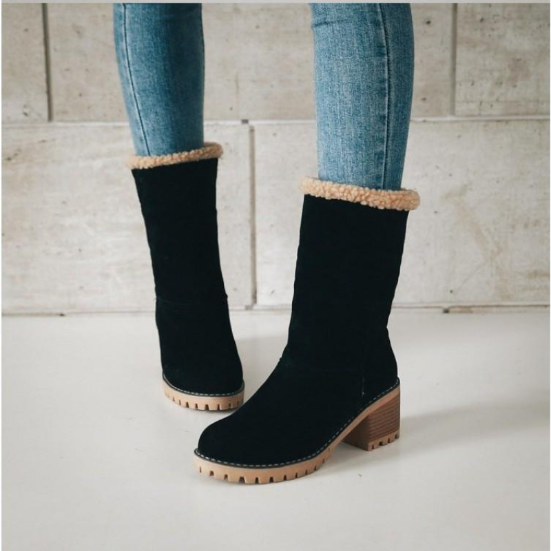 Penille | Varme Vinterstøvler Med Hæl - Maison Léa &amp; Lou